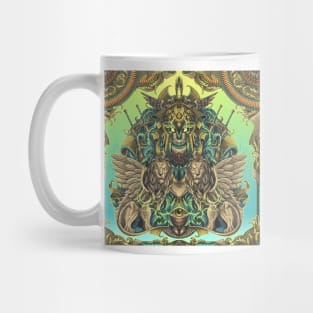 Tamer Lion Surrealism Artwork Mug